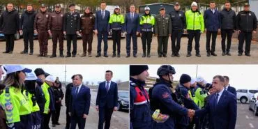 Bayburt’ta Huzurun Nöbetçilerine Validen Bayram Tebriği