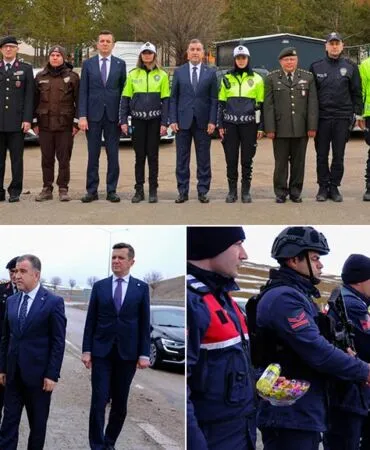 Bayburt’ta Huzurun Nöbetçilerine Validen Bayram Tebriği