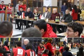 Bayburt’ta Kızılay Gönüllüleri Sahurda Buluştu