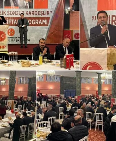 Bayburt’ta Ramazan Bereketine MHP İmzası, Geniş Katılımlı İftar Programı
