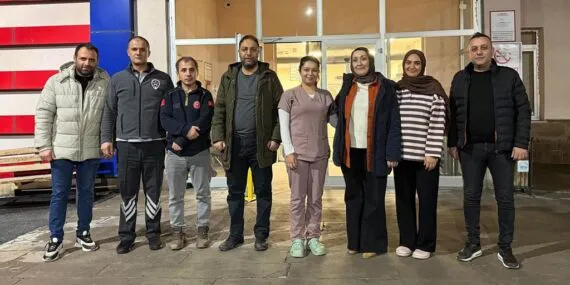 Bayburt’ta Sağlık Ordusu Nöbette! İftar Sonrası Aydıntepe 112 İstasyonu’na Ziyaret