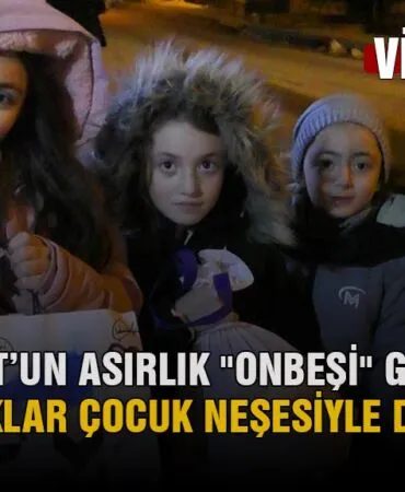 Bayburt’un Asırlık Onbeşi Geleneği, Sokaklar Çocuk Neşesiyle Doldu!