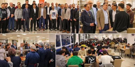 Gönül Sofrasında Gençlerle Buluştu, Vali Eldivan KYK Yurdunda İftar Yaptı