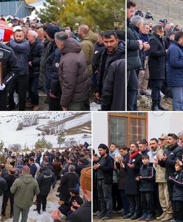 Polis Memuru Sedat Kaban Bayburt’ta Dualarla Defnedildi