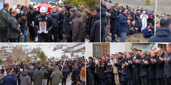 Polis Memuru Sedat Kaban Bayburt’ta Dualarla Defnedildi