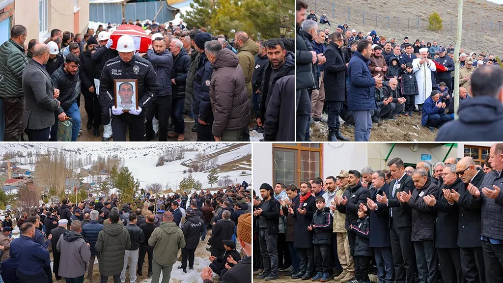Polis Memuru Sedat Kaban Bayburt’ta Dualarla Defnedildi