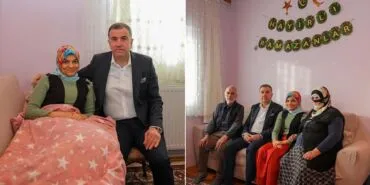 Sosyal Medyadan Satış Yaparak Geçimini Sağlıyordu, Vali Eldivan O Ailenin Kapısını Çaldı