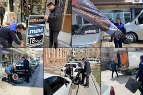 Bayburt Belediyesi Harekete Geçti, Duba ve Flamalar Toplanıyor