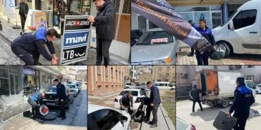 Bayburt Belediyesi Harekete Geçti, Duba ve Flamalar Toplanıyor