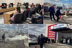 Bayburt Belediyesi’nden Aydıntepe İlçe Devlet Hastanesi’ne Yangın Eğitimi