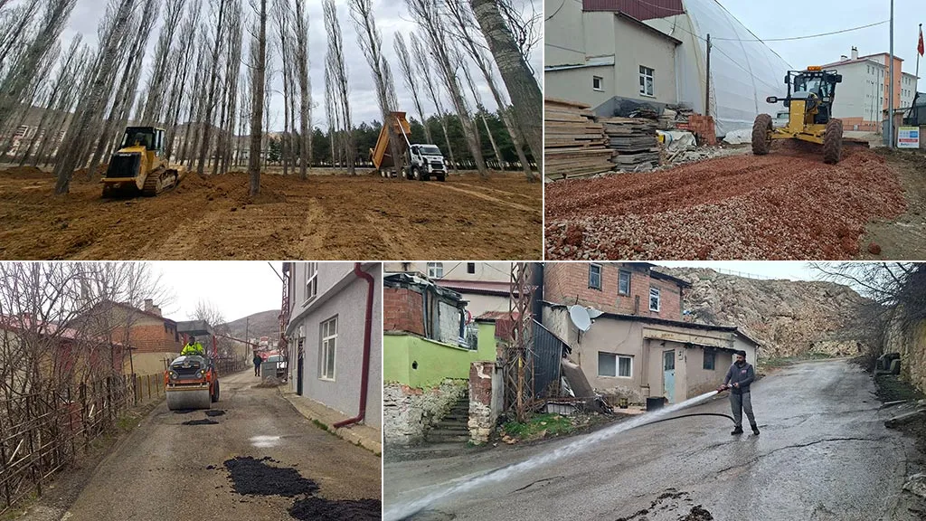 Bayburt Belediyesi’nden Şehir Genelinde Yoğun Çalışma