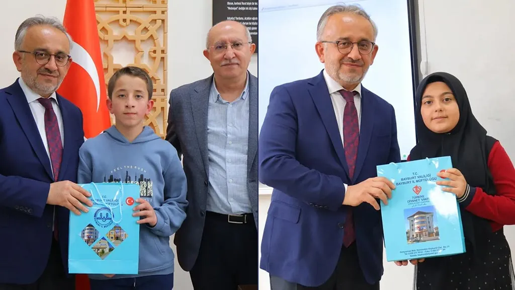 Bayburtlu Genç Hafızlar Bölge Finalinde Birinci Oldu