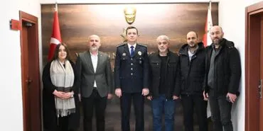 Bayburt’ta Polis Haftası, Gazeteciler Cemiyeti Emniyet Müdürü’nü Ziyaret Etti