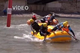 Bayburt’ta Ünilig Rafting Türkiye Şampiyonası Heyecanı Başladı
