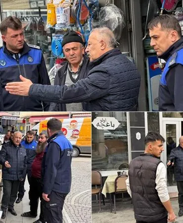 Esnafa Önemli Uyarı, Bayburt'ta Kaldırım İşgali Denetimleri Başladı