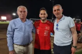 Başkan Mete Memiş, ABD'de Kaptan Hakan Çalhanoğlu Bir Araya Geldi