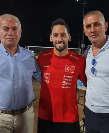 Başkan Mete Memiş, ABD'de Kaptan Hakan Çalhanoğlu Bir Araya Geldi