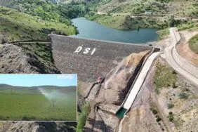 Bayburt Aydıntepe Pınargözü Göleti'nde Borular Döşendi, İmalat Başladı