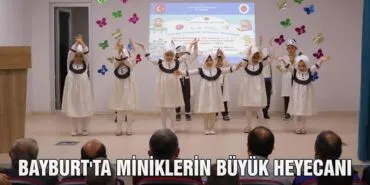 Bayburt Aydıntepe'de 4-6 Yaş Kur'an Kursu Kapanış Programı Düzenlendi