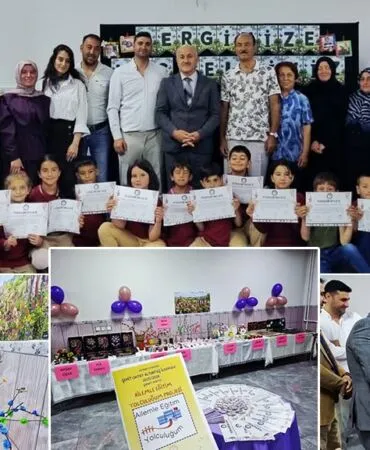 Bayburt Aydıntepe’de Ailemle Eğitim Yolculuğum Sergisi Düzenlendi