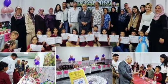 Bayburt Aydıntepe’de Ailemle Eğitim Yolculuğum Sergisi Düzenlendi