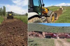 Bayburt Gökçedere'de Dağ ve Arazi Yolları Bakıma Alındı
