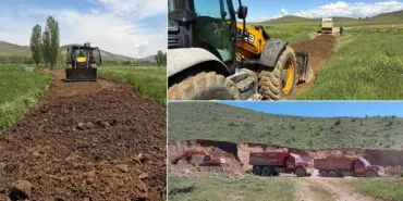 Bayburt Gökçedere'de Dağ ve Arazi Yolları Bakıma Alındı