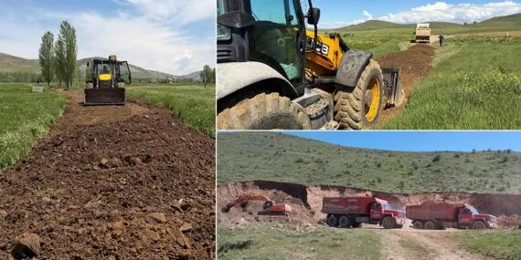 Bayburt Gökçedere’de Dağ ve Arazi Yolları Bakıma Alındı