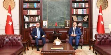 Bayburt Valisi Mustafa Eldivan, Ankara Valisi Yakup Canbolat'a Hayırlı Olsun Ziyareti