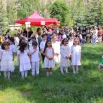 Bayburt'ta Renkli Görüntüler! Miniklerin Yıl Sonu Coşkusu Parka Taşındı