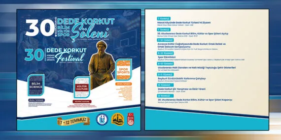 Uluslararası Bayburt Dede Korkut Bilim Kültür ve Spor Şöleni Programı Açıklandı