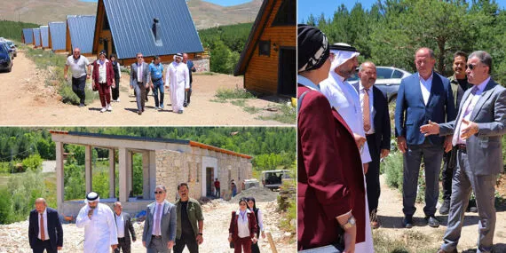 Bayburt Aslandağı Bungalov Evleri Projesi Körfez Heyetine Tanıtıldı