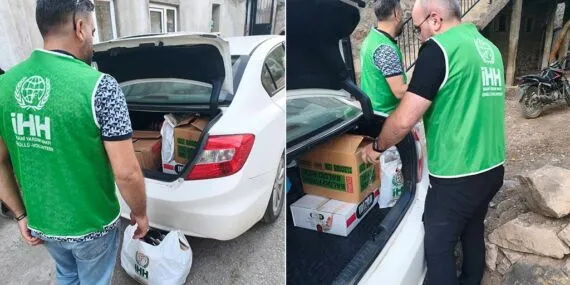 Bayburt İHH’dan Yazyurdu Köyündeki Yangın Mağdurlarına Destek