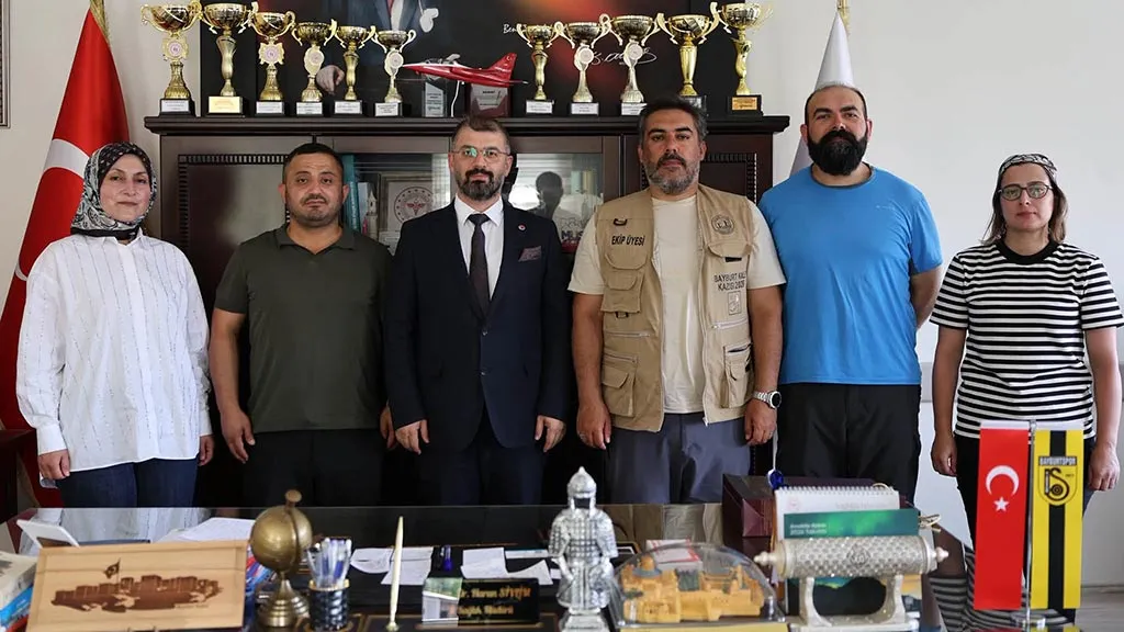 Bayburt Kalesi Kazı Heyetinden İl Sağlık Müdürlüğüne Ziyaret