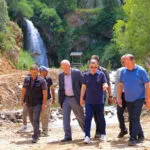 Bayburt Sırakayalar Şelalesi Çevre Düzenleme Çalışmaları Hızla İlerliyor