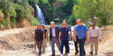 Bayburt Sırakayalar Şelalesi Çevre Düzenleme Çalışmaları Hızla İlerliyor