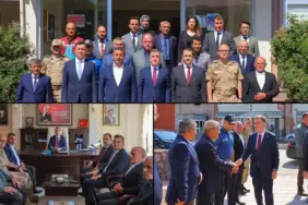 Bayburt Valisi Mustafa Eldivan’dan Demirözü’ne Ziyaret, Yeni Kaymakam Ahat Göreve Başladı