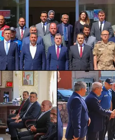 Bayburt Valisi Mustafa Eldivan’dan Demirözü’ne Ziyaret, Yeni Kaymakam Ahat Göreve Başladı