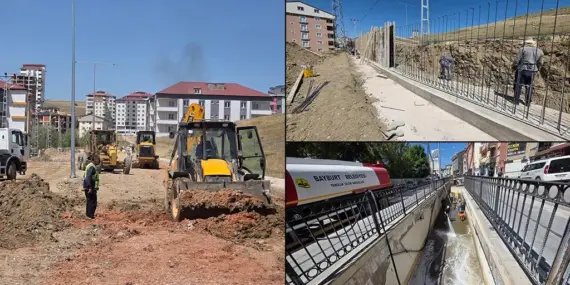 Bayburt’ta Altyapı, Temizlik ve İlaçlama Faaliyetleri Devam Ediyor
