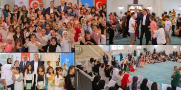Bayburt'ta Çocuklar Camide Buluştu, Hacı Kıyasi Şentürk Camii'nde Renkli Anlar