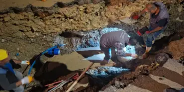 Bayburt’ta İçme Suyu Hattındaki Arızaya Hızlı Müdahale