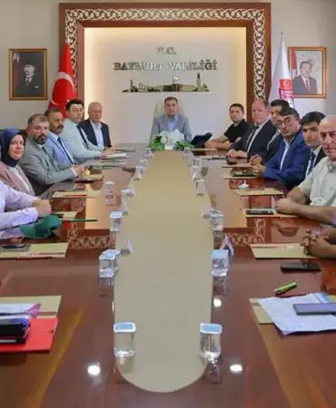 Bayburt'ta İstihdam ve Mesleki Eğitim Çalışmaları Değerlendirildi