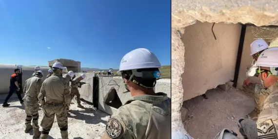Bayburt’ta Jandarma Ekiplerinden Gerçeği Aratmayan Enkaz Tatbikatı!