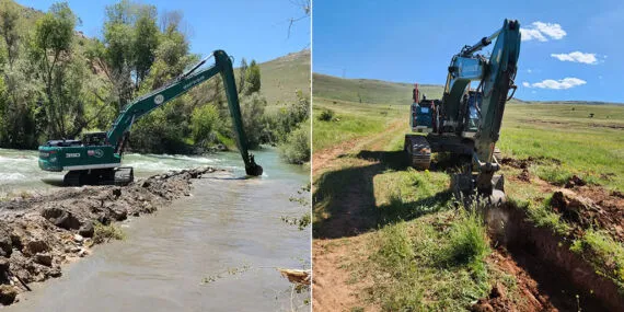 Bayburt’un 5 Köyünde Drenaj Temizliği Yapılıyor