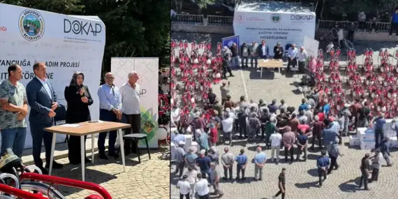 Gökçedere’de Üreticilere 8 Milyon TL’lik Ekipman Desteği