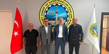 Rektör Mutlu Türkmen'den Bayburt Esnaf Odası'na Hayırlı Olsun Ziyareti