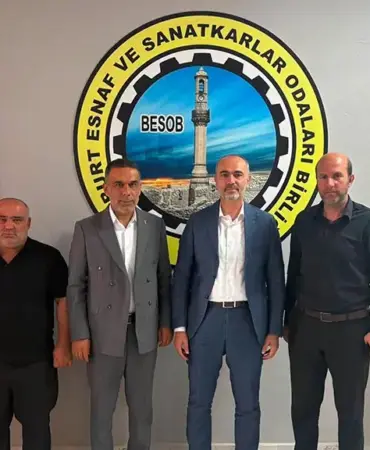 Rektör Mutlu Türkmen'den Bayburt Esnaf Odası'na Hayırlı Olsun Ziyareti