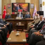 Vali Mustafa Eldivan'dan Bayburt Esnaf Odaları Birliği'ne Ziyaret