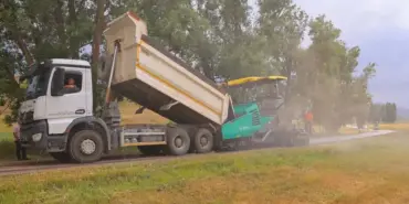 Bayburt Çımağıl Grup Yolu’nda Asfalt Bakım ve Onarım Çalışması