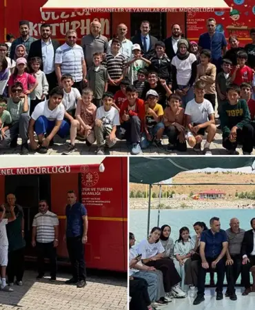 Bayburt İl Halk Kütüphanesi Demirözü Barajı’nda Etkinlik Düzenledi